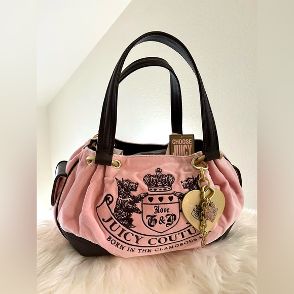 Juicy Couture Handbags - NWT Authentic RARE Collector’s Scottie Yorkie Dog Y2K Pink Juicy Couture Bag